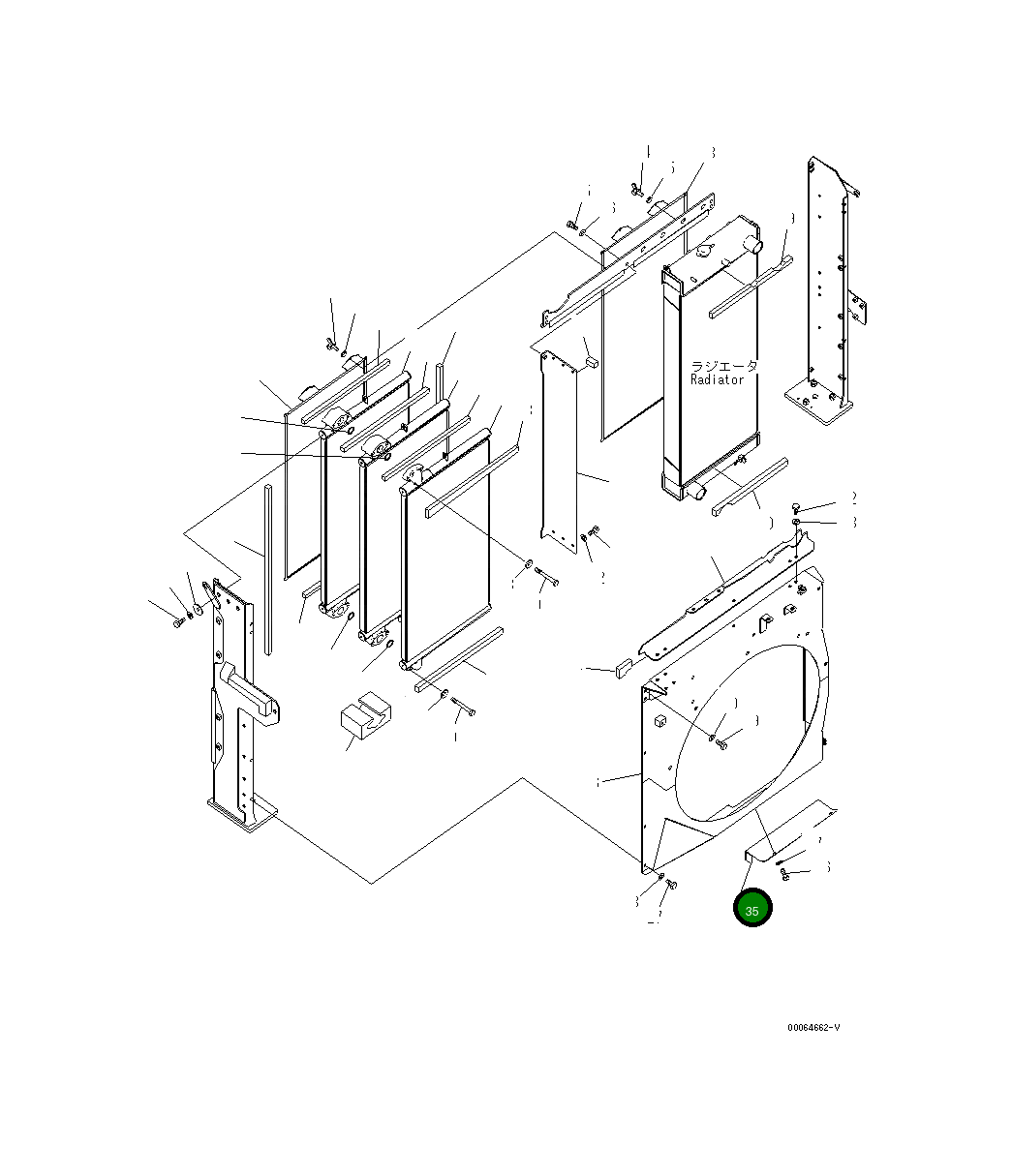 Крышка 208-03-77141 Komatsu