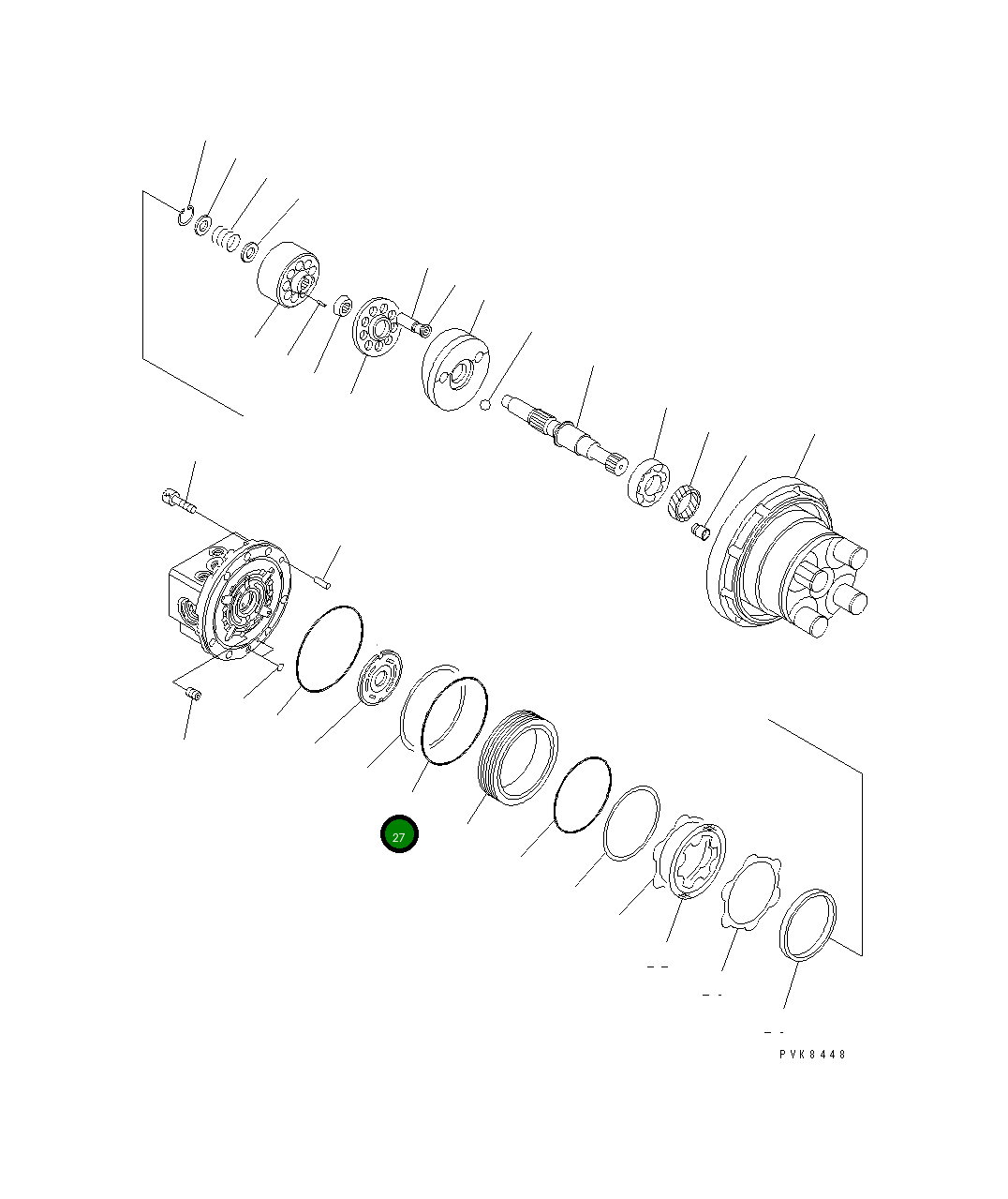 Кольцо уплотнительное (O-Ring) FUG110-90 Komatsu