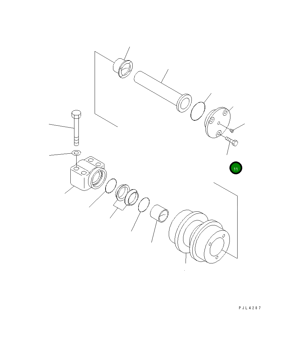 Болт 20Y-30-28230 Komatsu