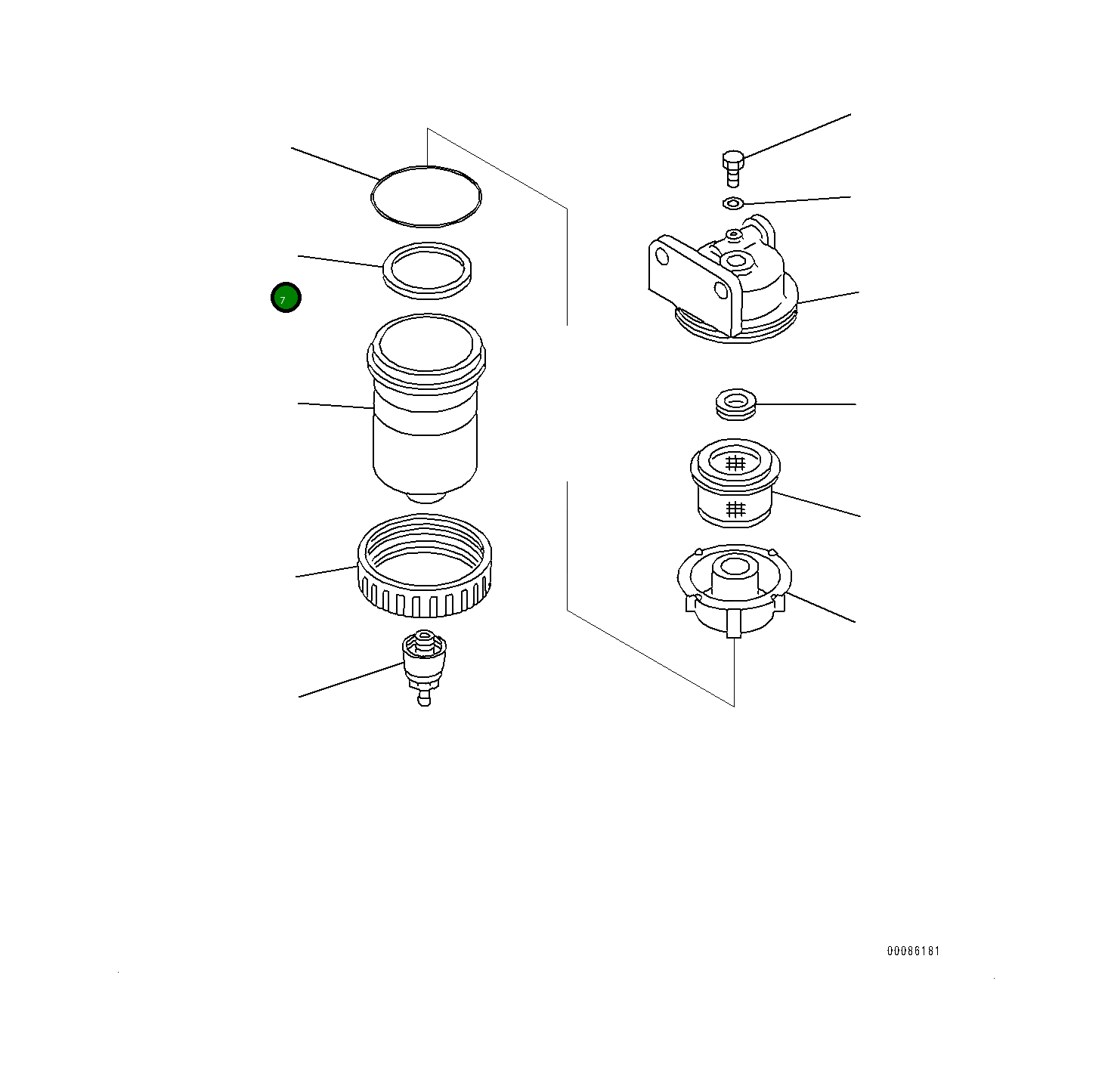Кольцо уплотнительное (O-Ring) 600-311-9580 Komatsu