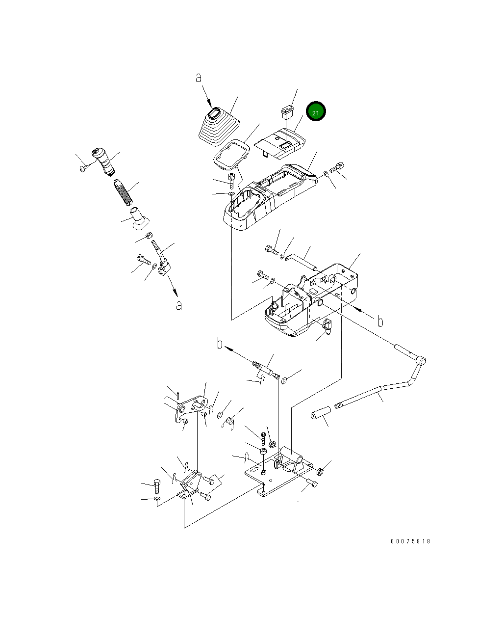 Крышка 22L-54-31680  Komatsu