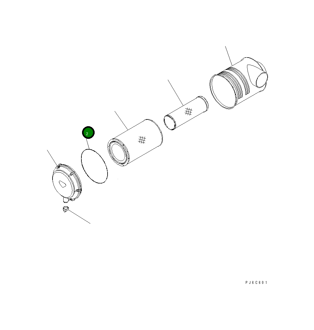 Кольцо уплотнительное (O-Ring) 600-184-1671 Komatsu