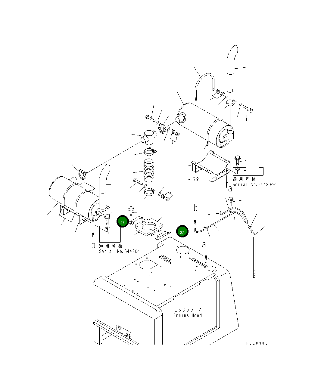 Крышка 416-S06-3430 Komatsu