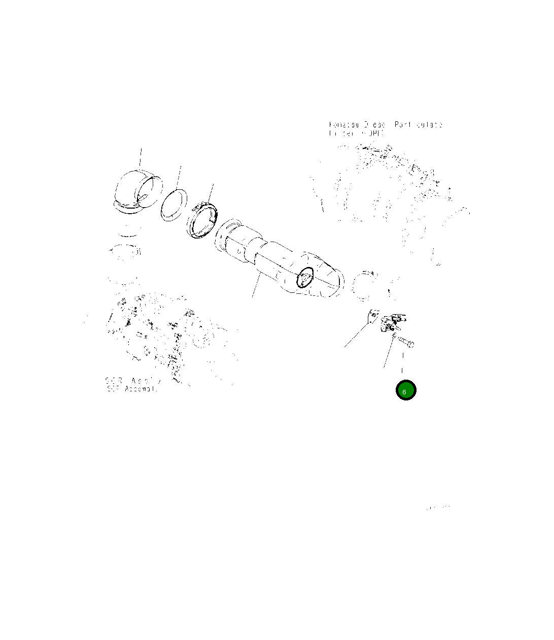 Болт 6166-13-5990 Komatsu