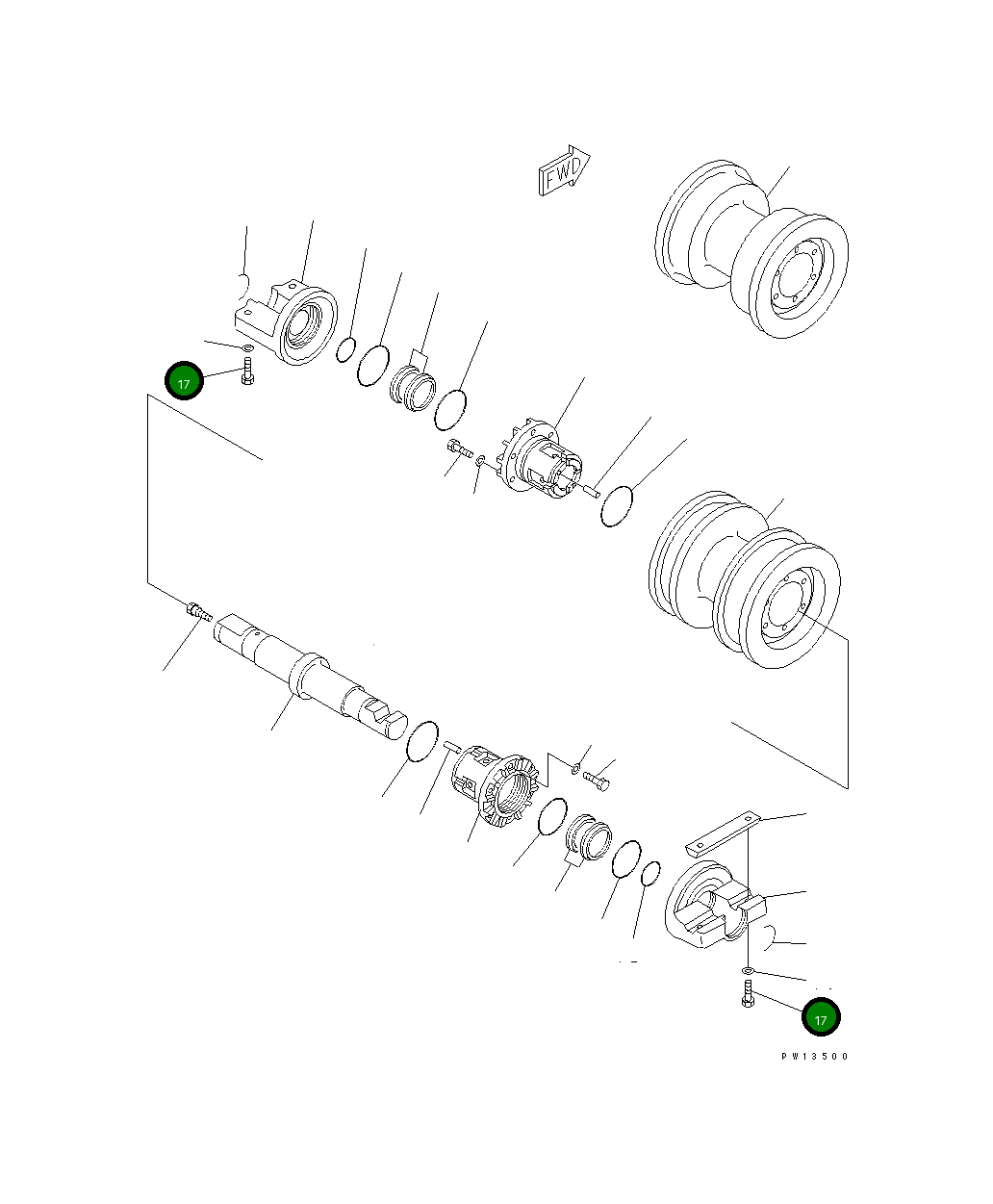 Болт 01010-62275 Komatsu