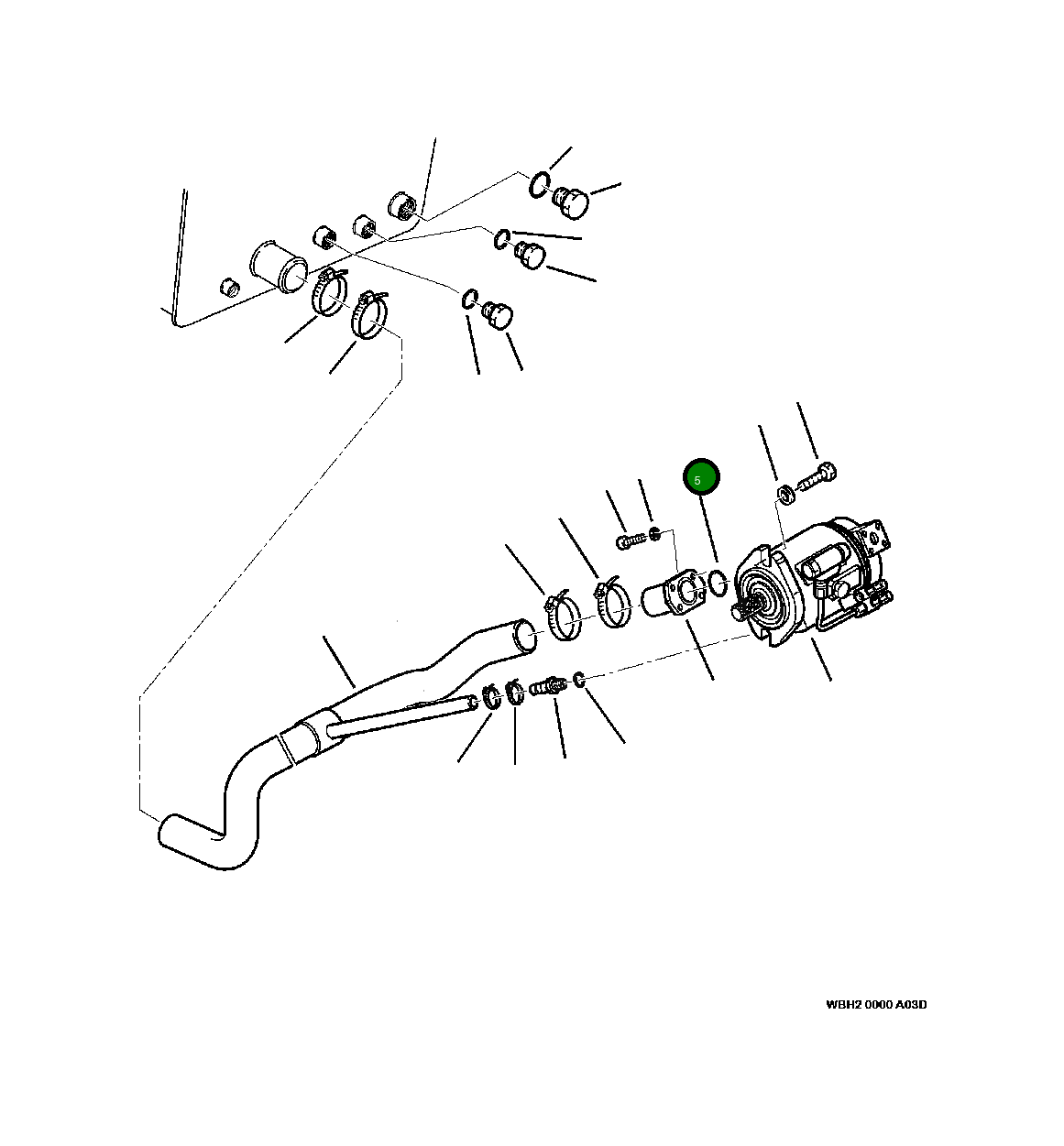 Кольцо уплотнительное (O-Ring) 855021834 Komatsu