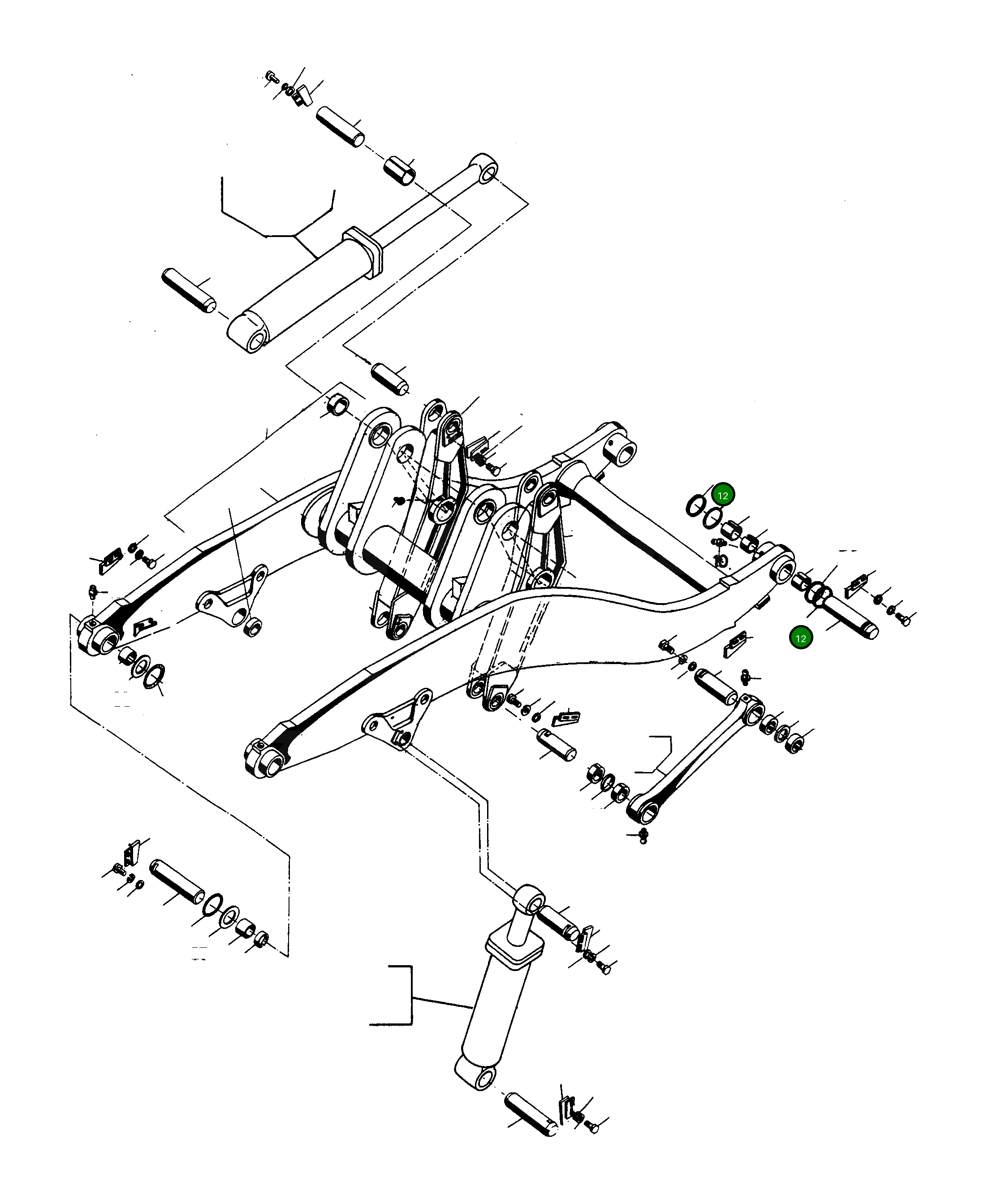 Кольцо уплотнительное (O-Ring) 1444707X1 Komatsu