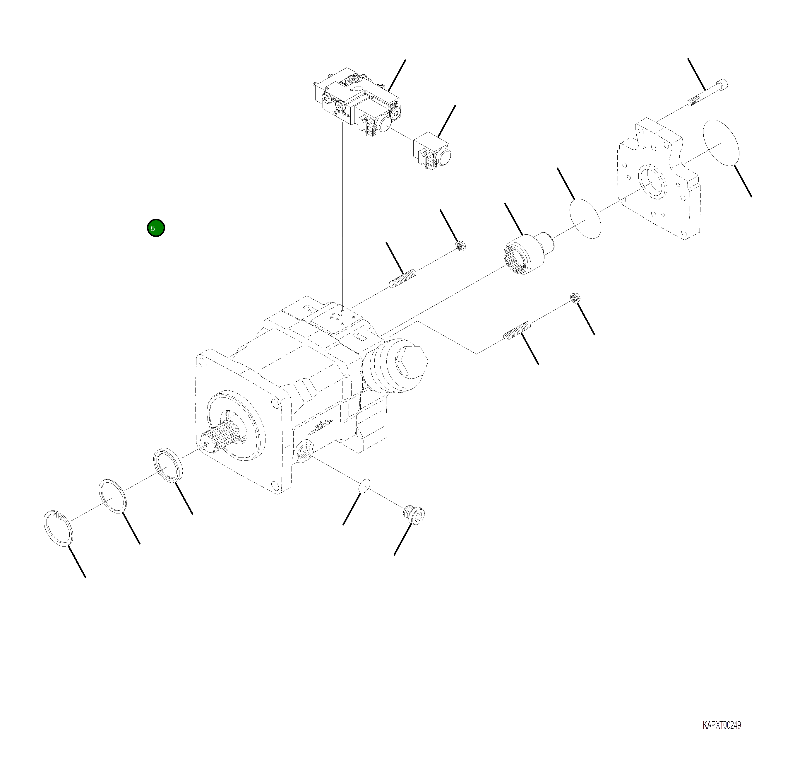 Кольцо уплотнительное (O-Ring) 4A1-60-22550 Komatsu