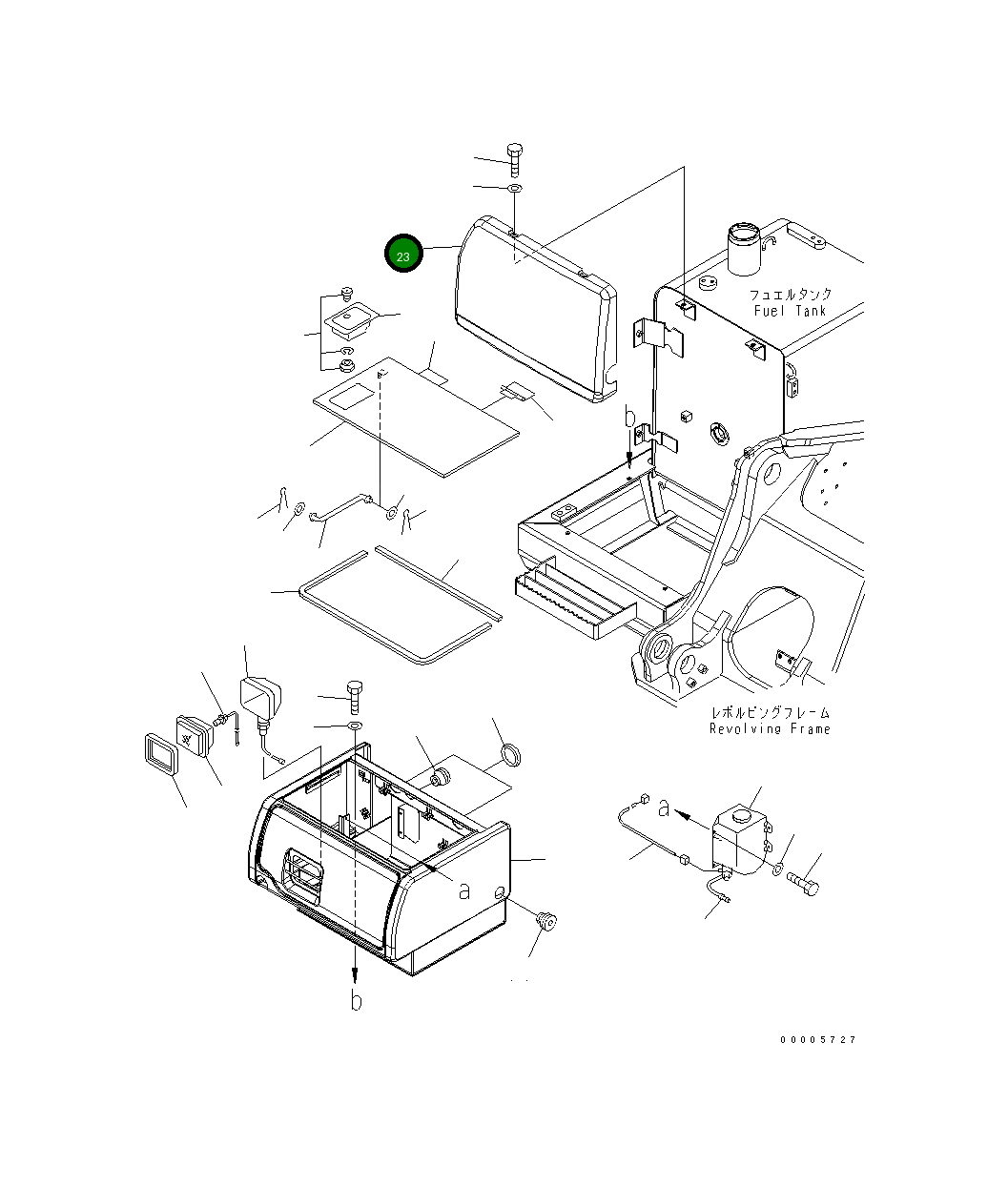 Крышка 21K-54-71840  Komatsu