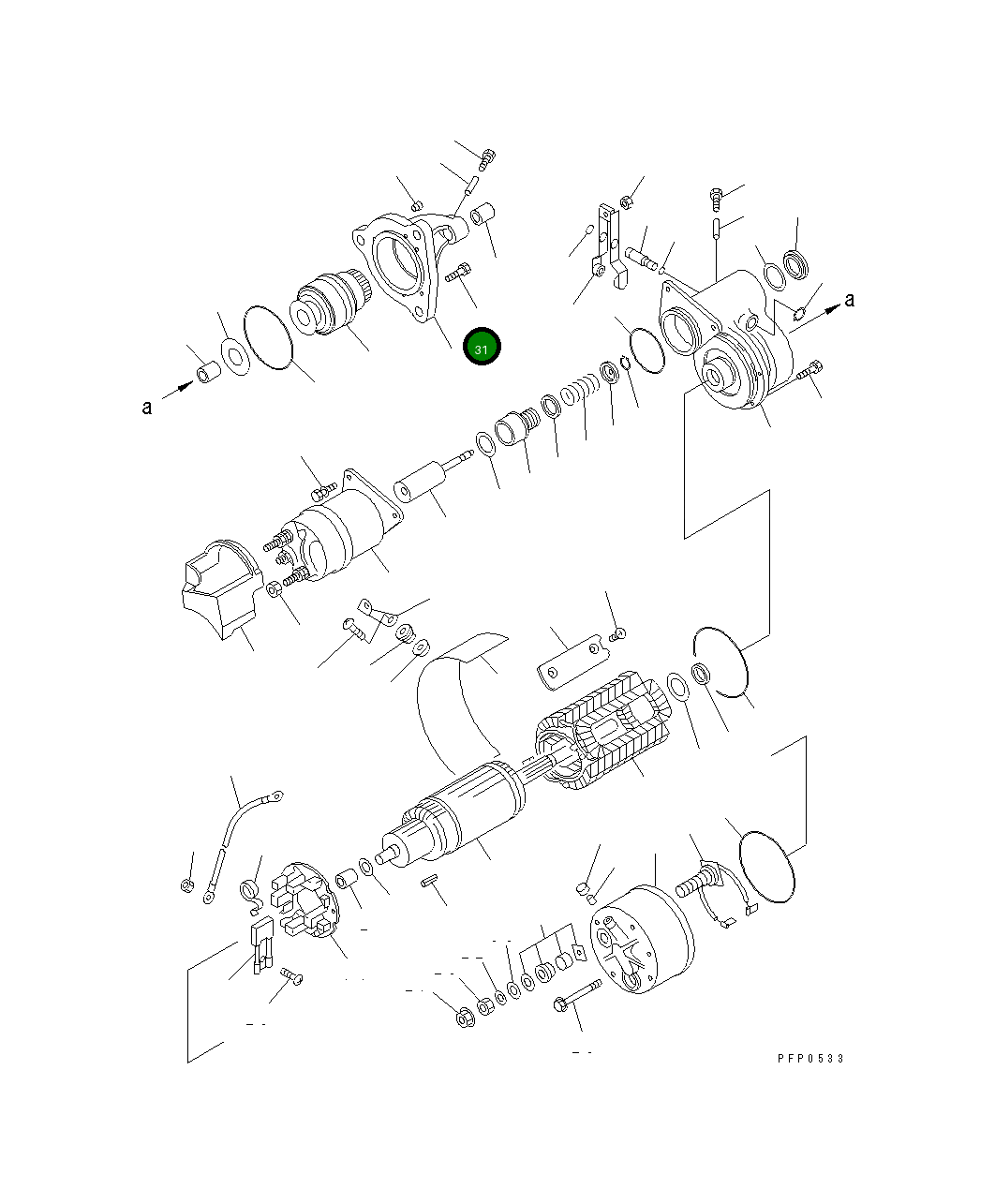 Болт 1245105H1 Komatsu