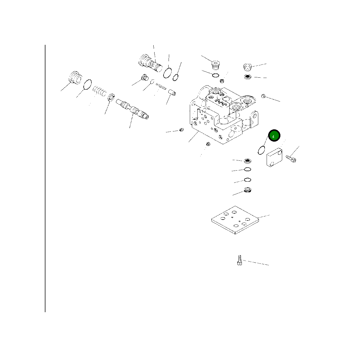 Кольцо уплотнительное (O-Ring) 709-32-12590 Komatsu