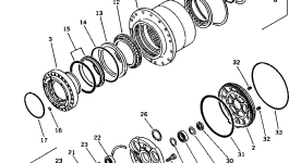 Кольцо уплотнительное (O-Ring) TZOWP06266 Komatsu