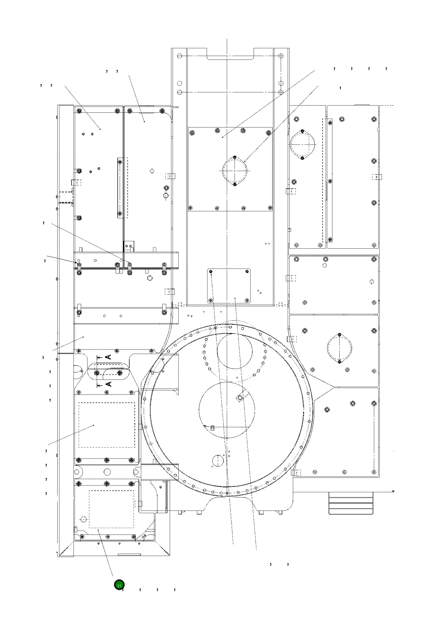 Крышка 207-54-KB860 Komatsu