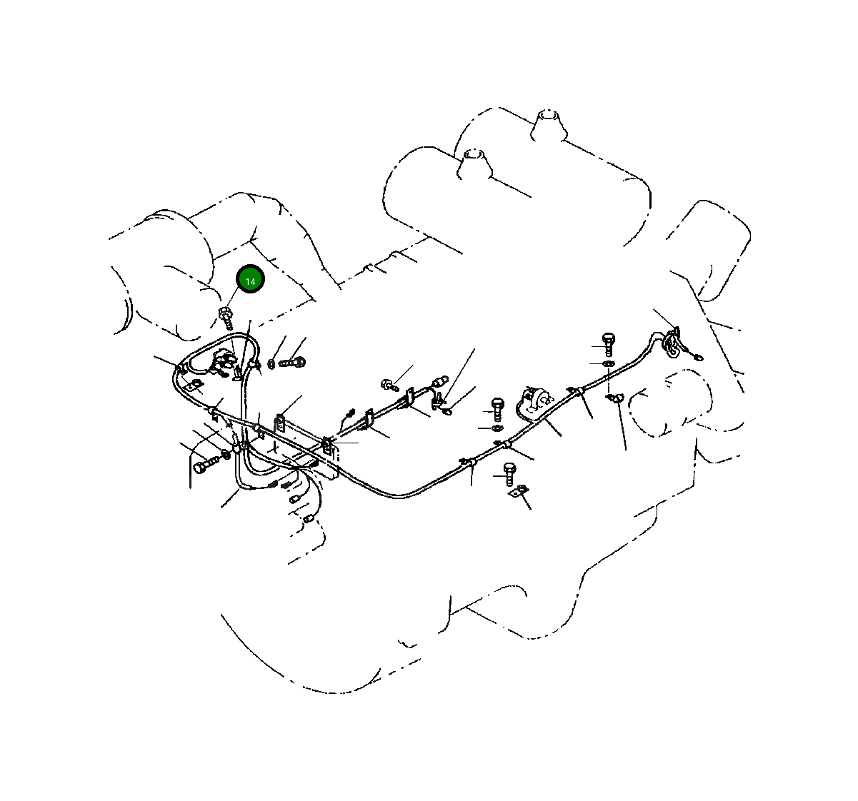 Болт 01011-61065 Komatsu