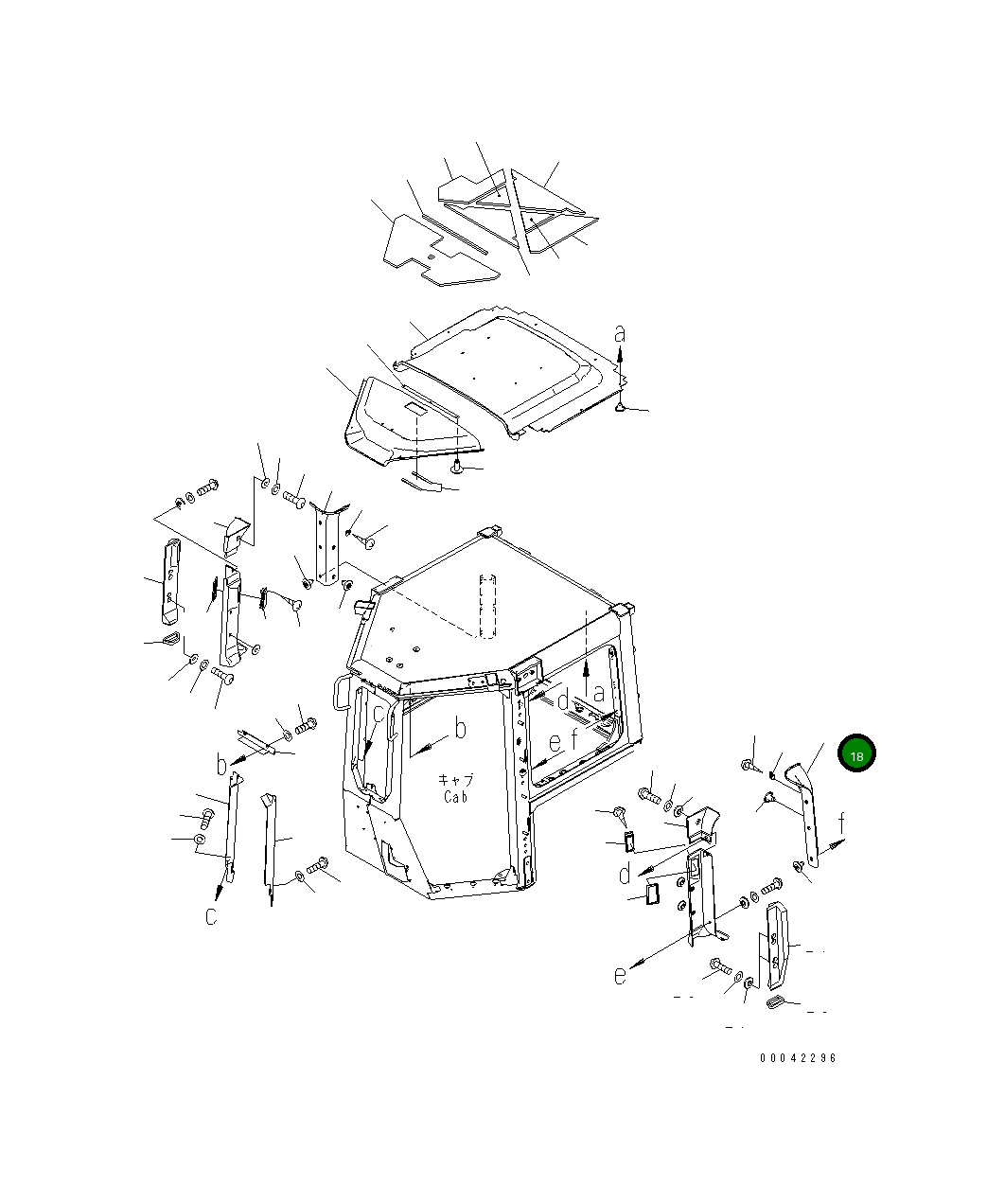 Крышка 17A-979-2651 Komatsu