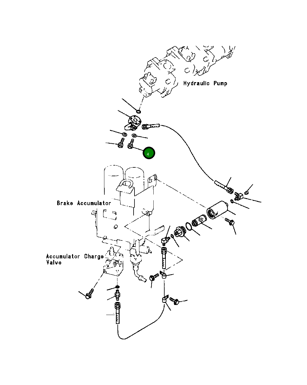 Болт 01010-00840 Komatsu