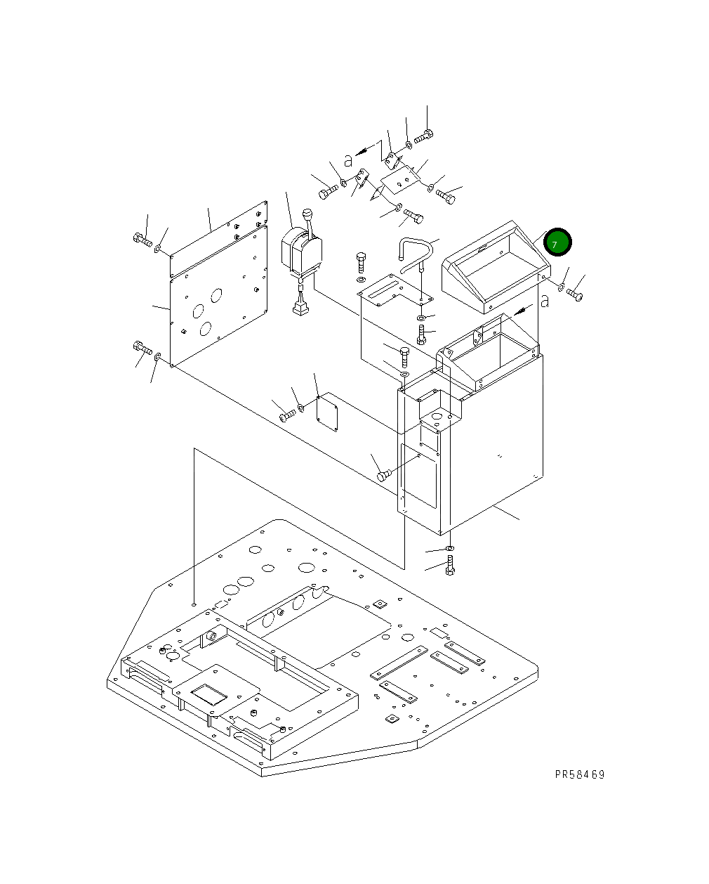 Крышка 234-54-51231 Komatsu