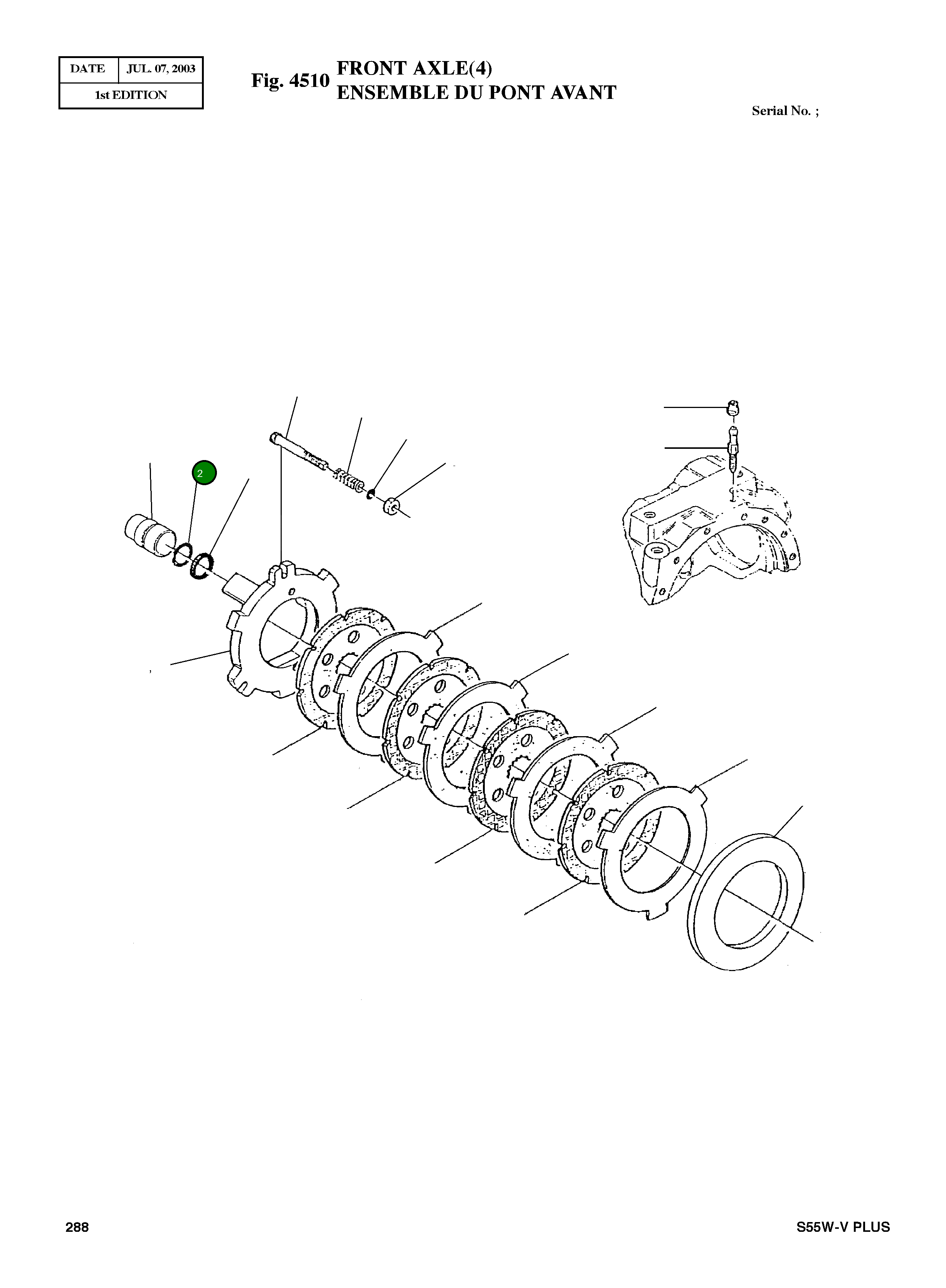 Кольцо уплотнительное (O-Ring) 738.07.009.01  Komatsu