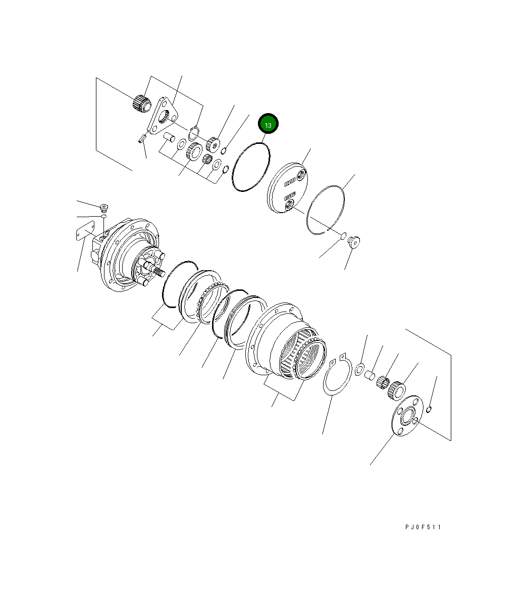 Кольцо FURA-13 Komatsu