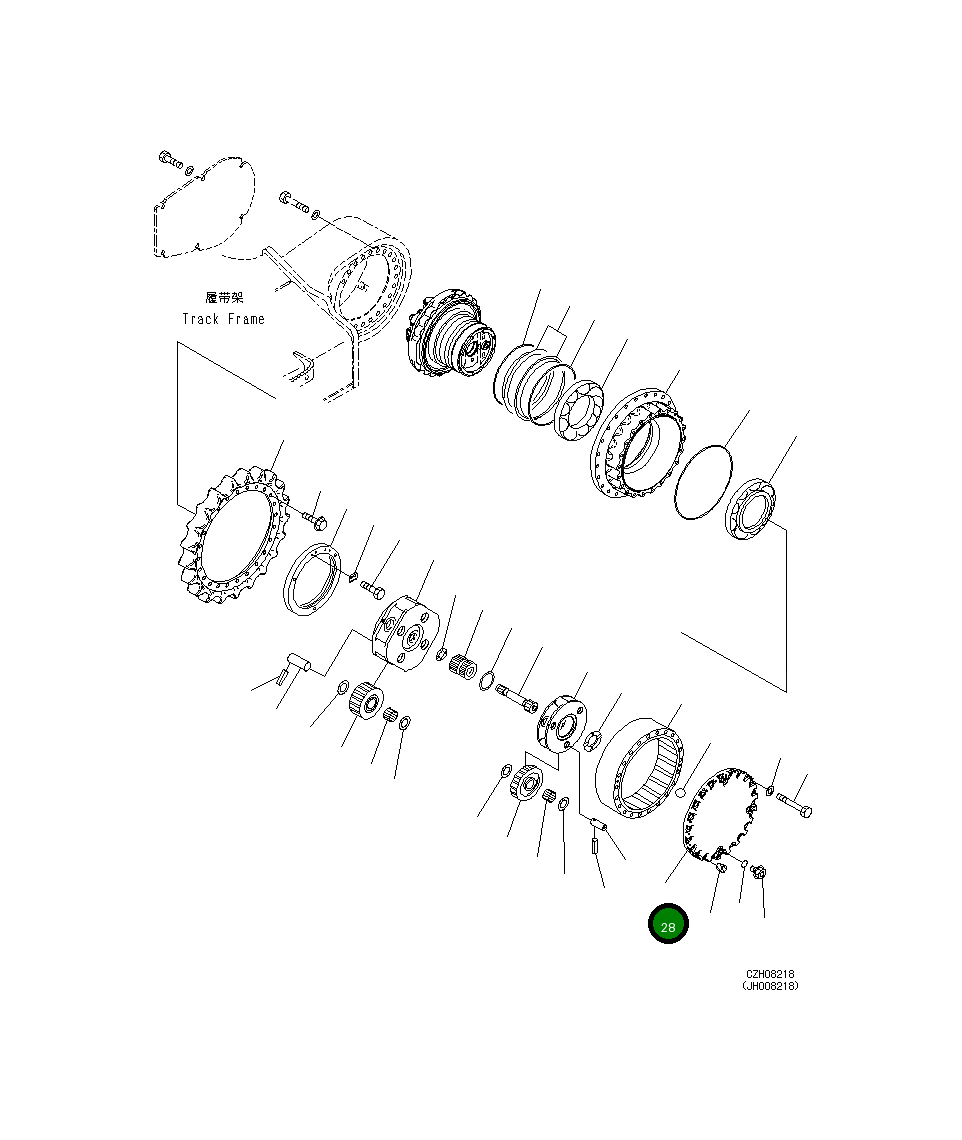 Крышка 207-27-72180 Komatsu