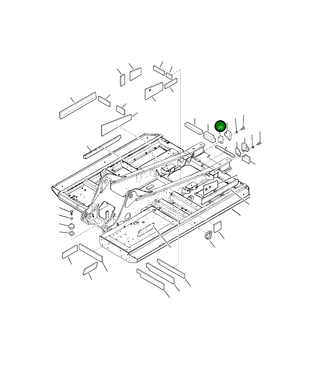 Крышка 207-46-44430 Komatsu