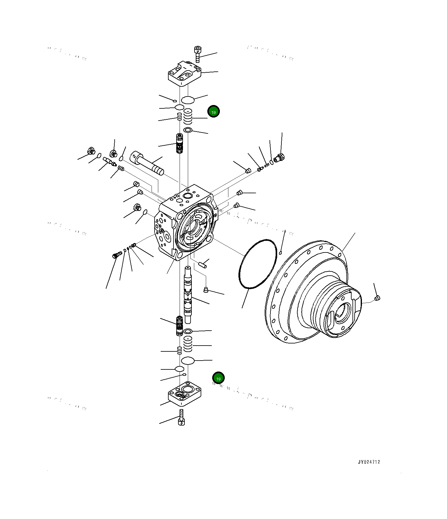 Кольцо уплотнительное (O-Ring) 0700013040 Komatsu
