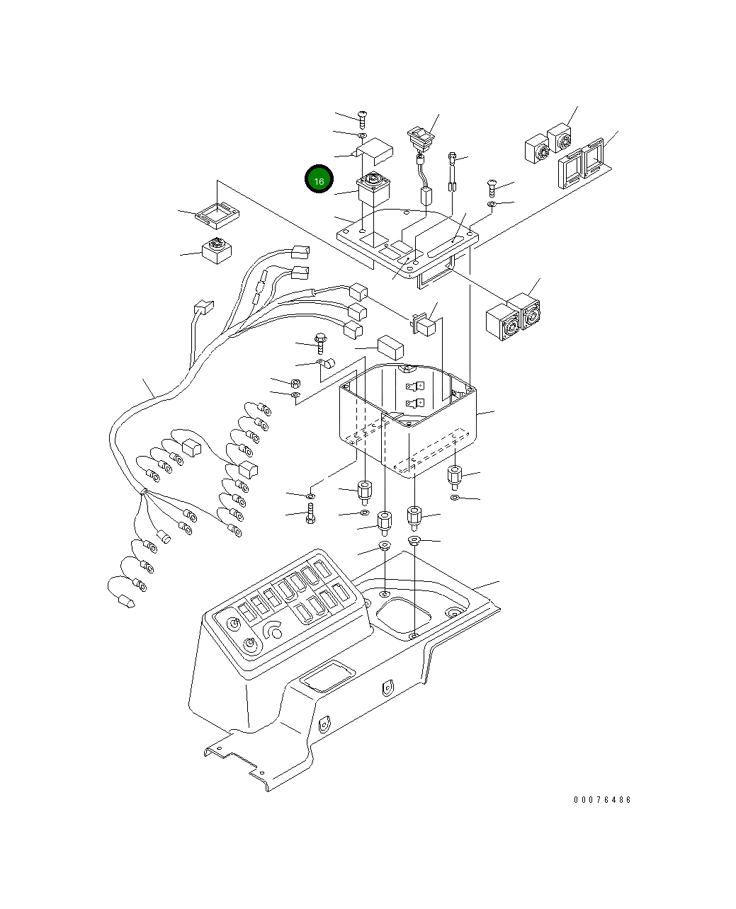 Крышка 421-06-A1670  Komatsu