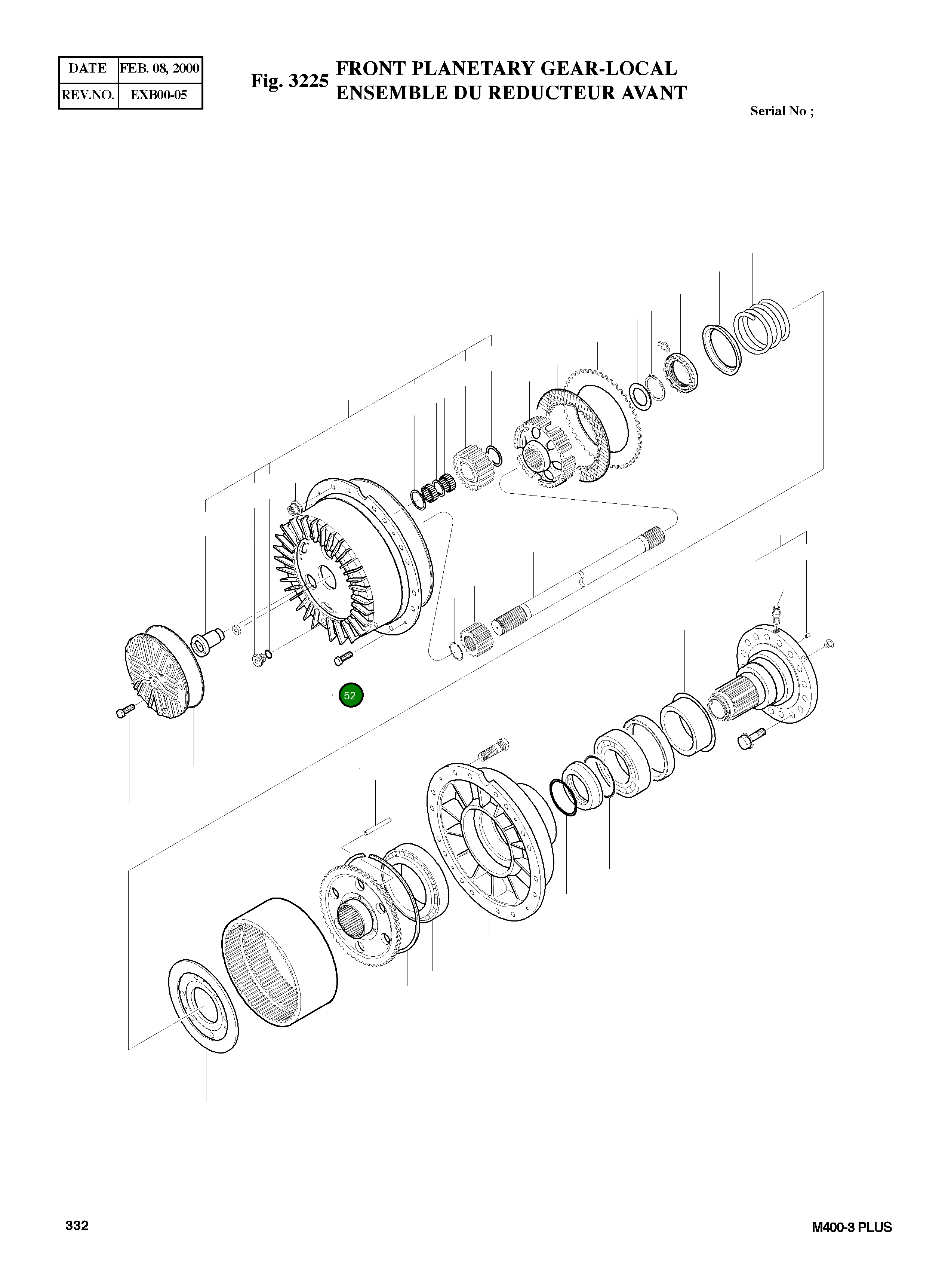 Болт 4120-7060 Komatsu