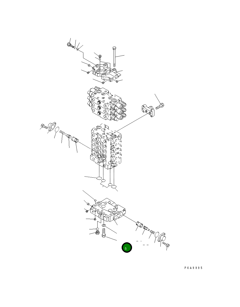 Болт 708-84-13210 Komatsu