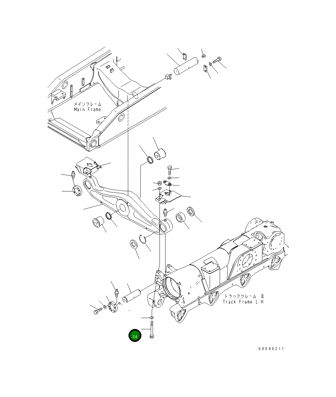 Болт 195-50-51510 Komatsu
