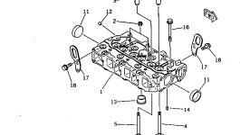 Болт YM119620-01200 Komatsu