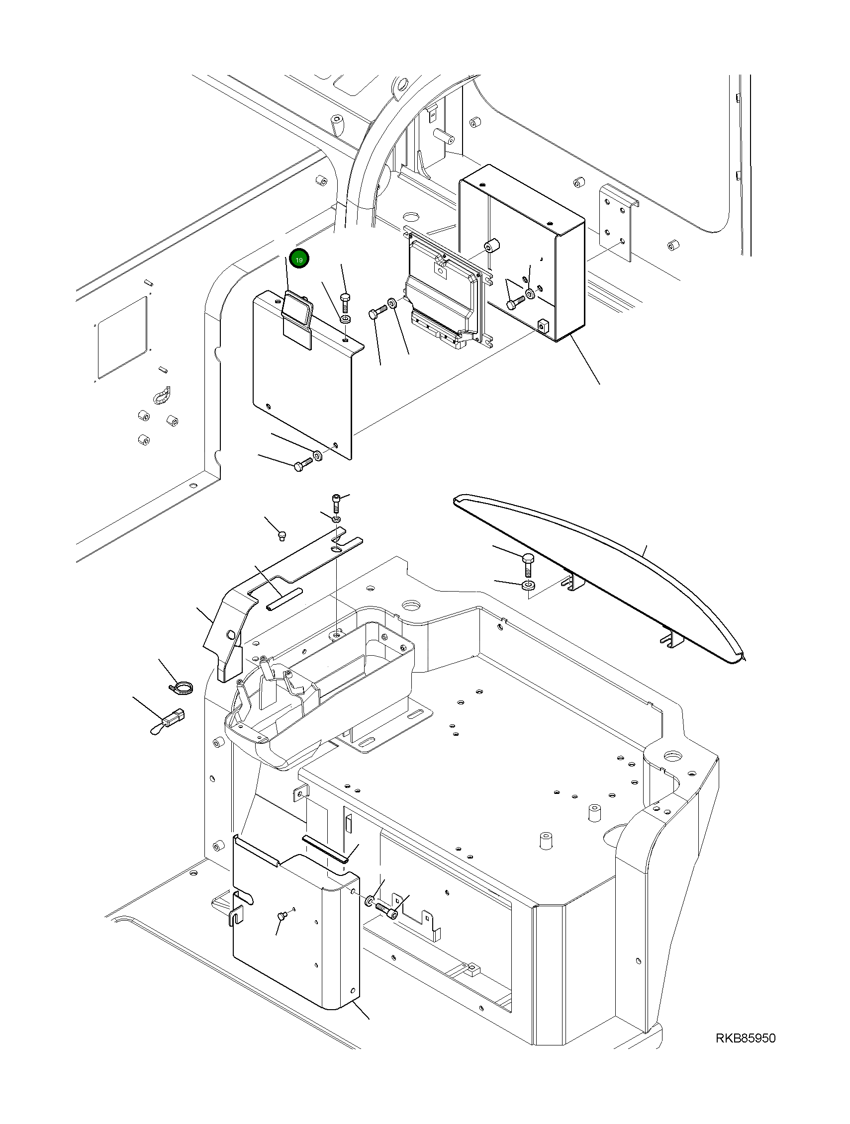 Крышка 2A1-06-11810 Komatsu