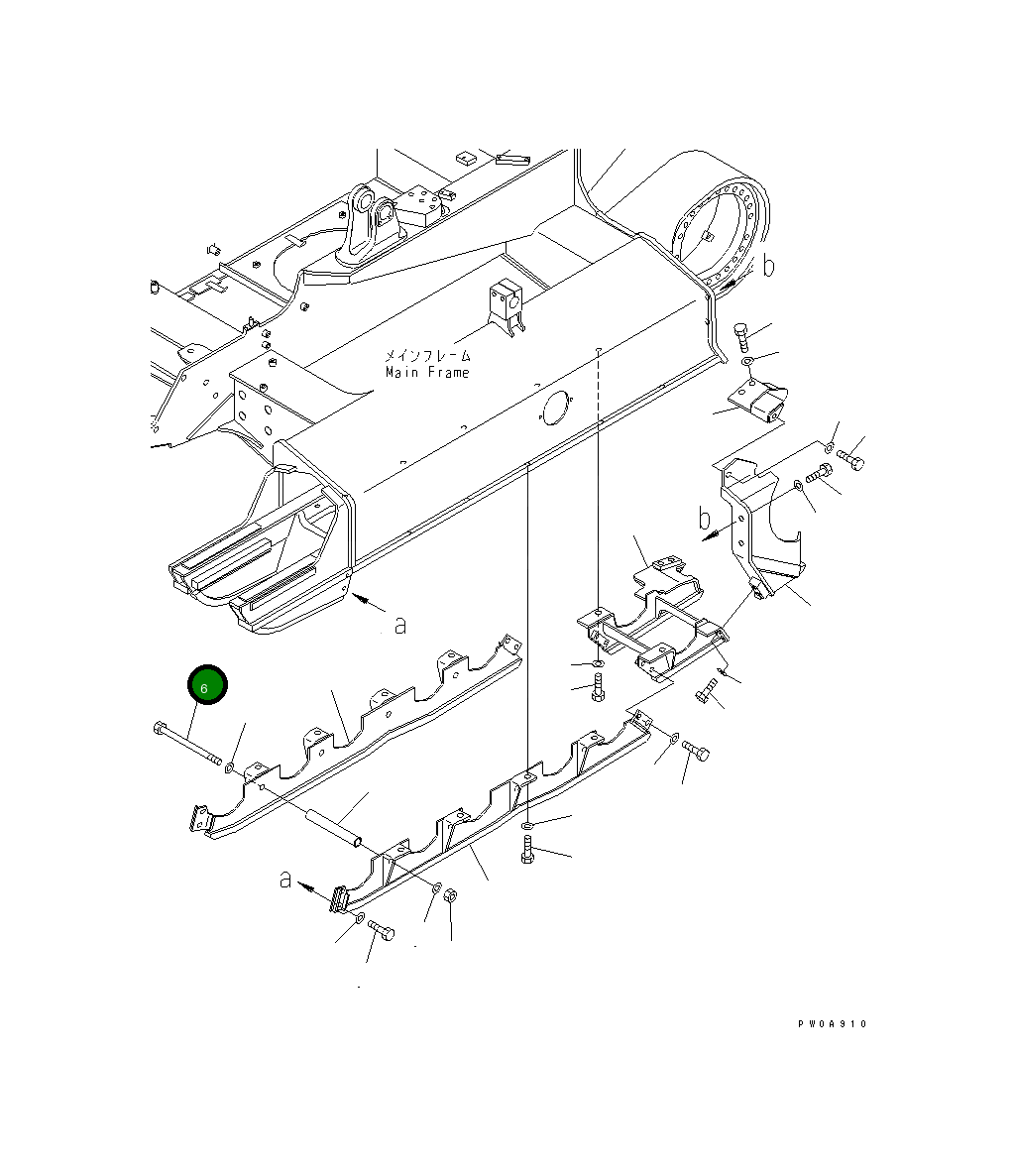 Болт 09205-26265 Komatsu