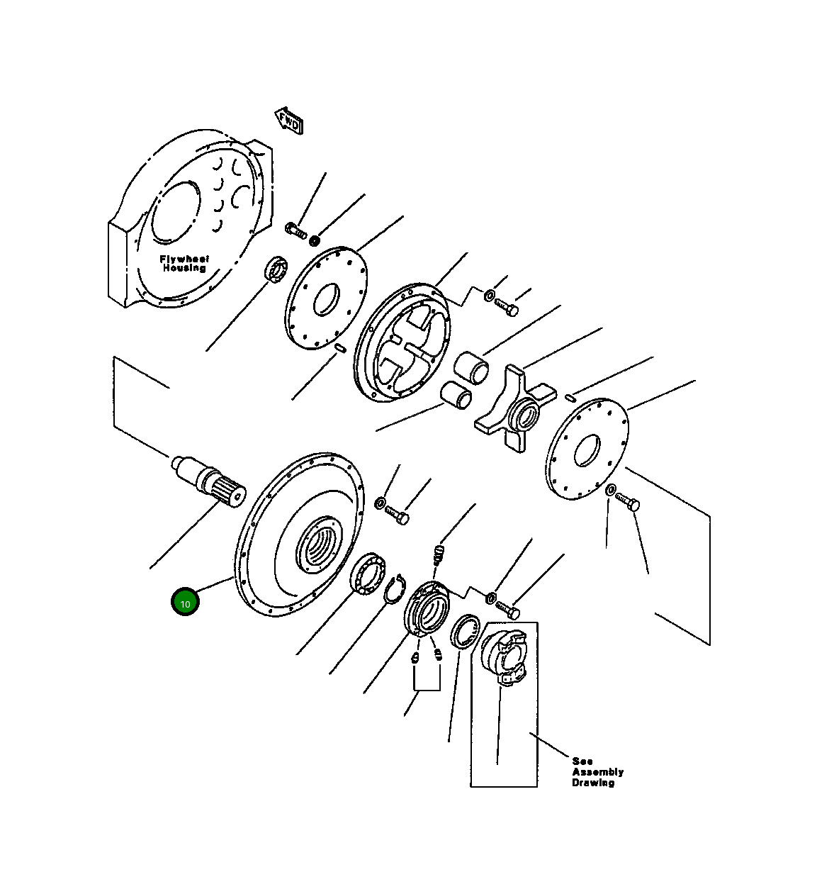 Крышка 561-01-62111  Komatsu
