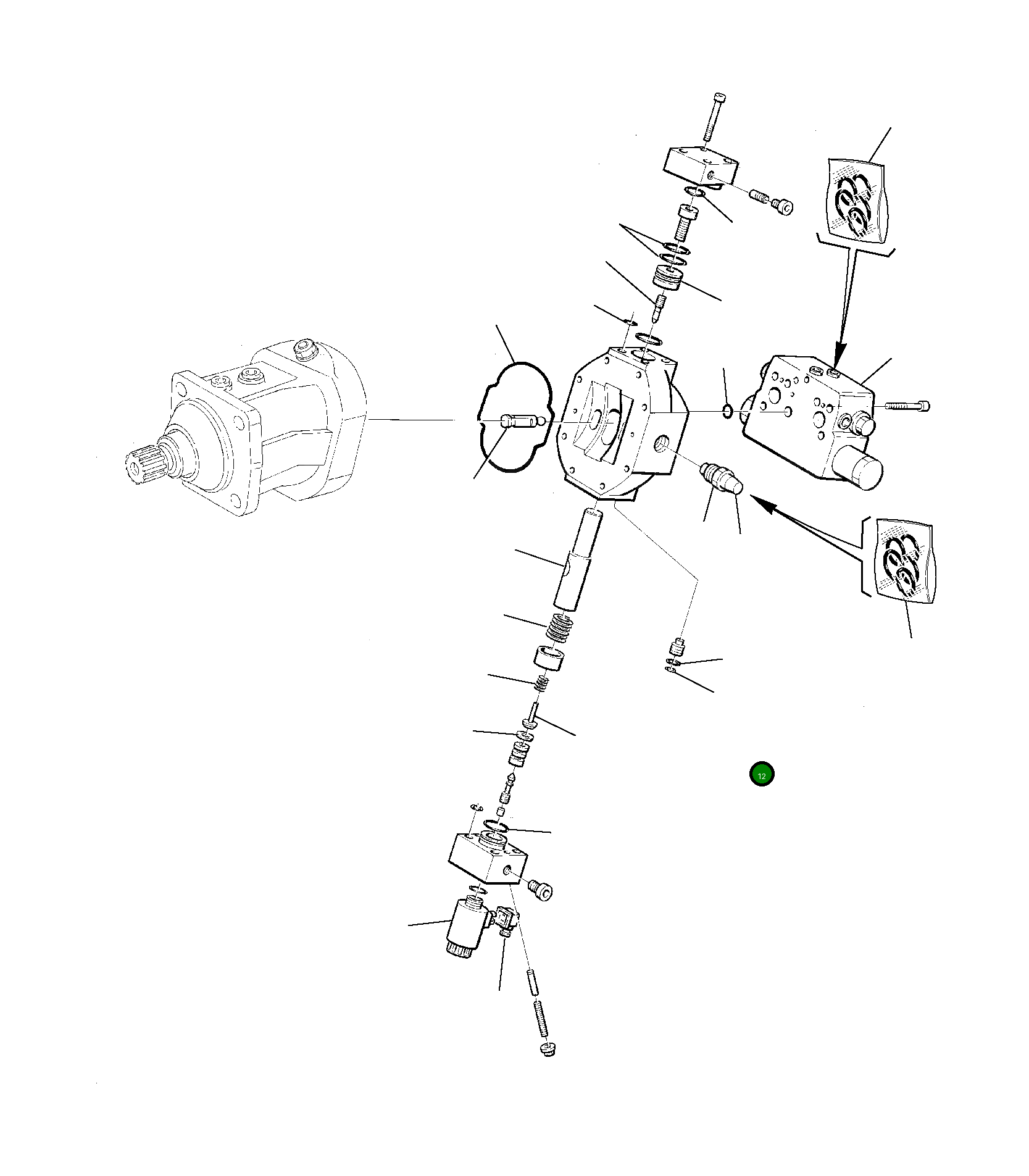 Кольцо уплотнительное (O-Ring) 22E-60-12680 Komatsu