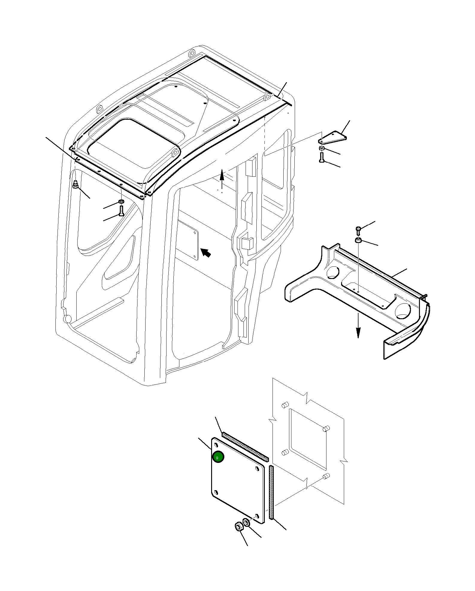 Крышка 816214797 Komatsu