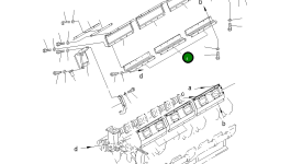 Крышка 6166-11-7380 Komatsu