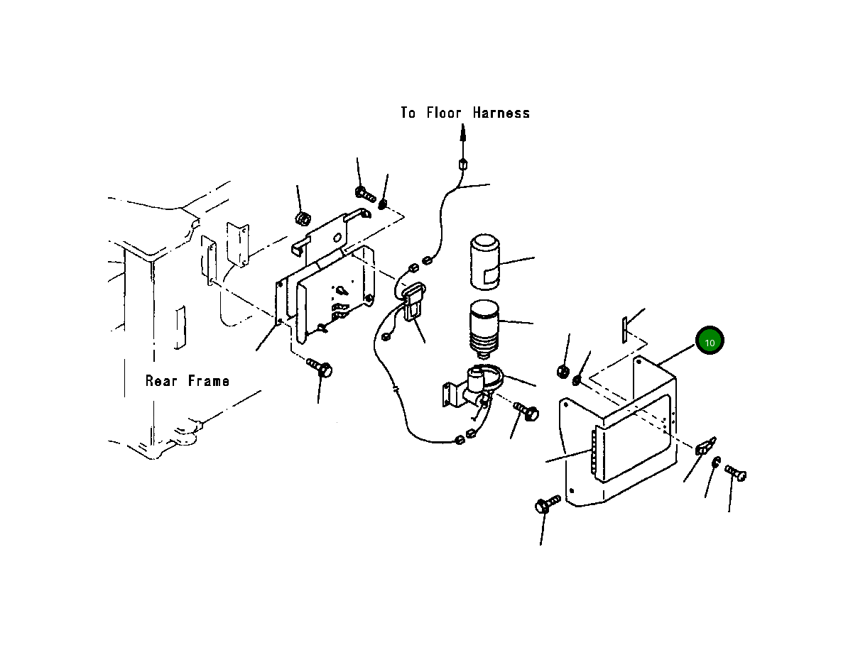 Крышка 419-S95-2780 Komatsu