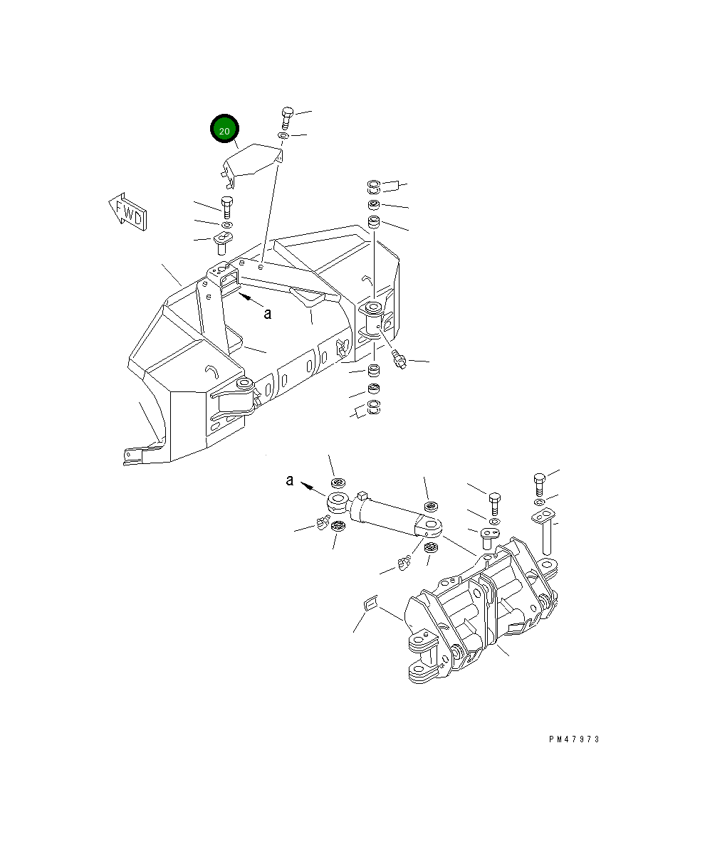 Крышка 418-837-1290  Komatsu