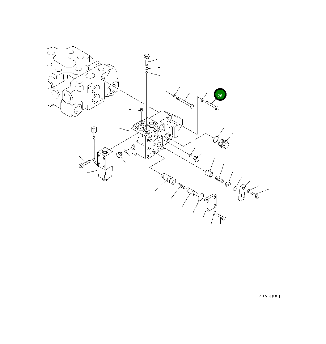 Болт 700-92-11790 Komatsu