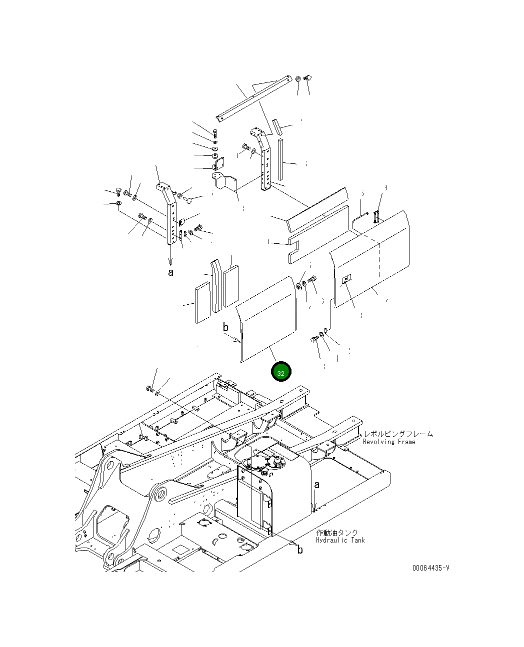 Крышка 207-54-78431 Komatsu