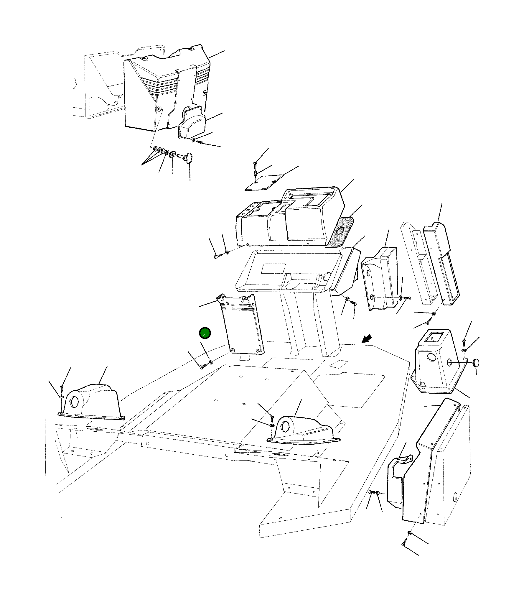 Крышка 360705680 Komatsu