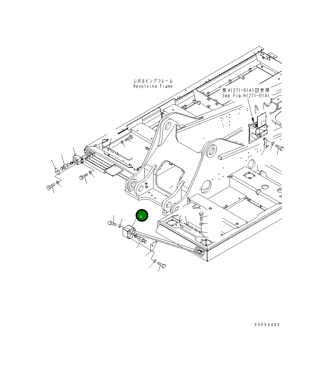 Крышка 207-06-75441 Komatsu
