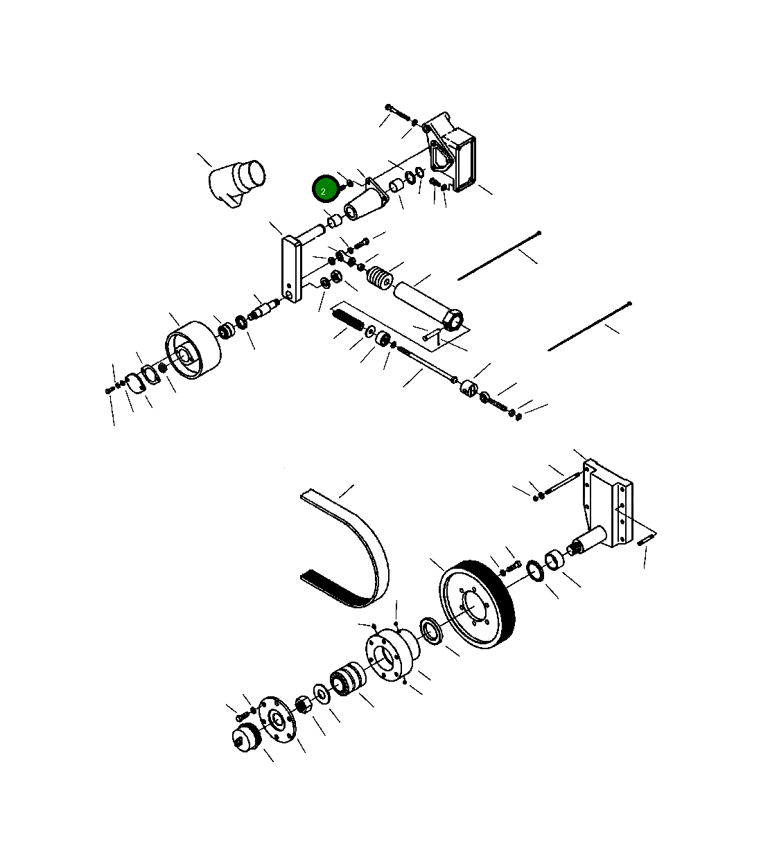 Болт 1307 754 H1  Komatsu
