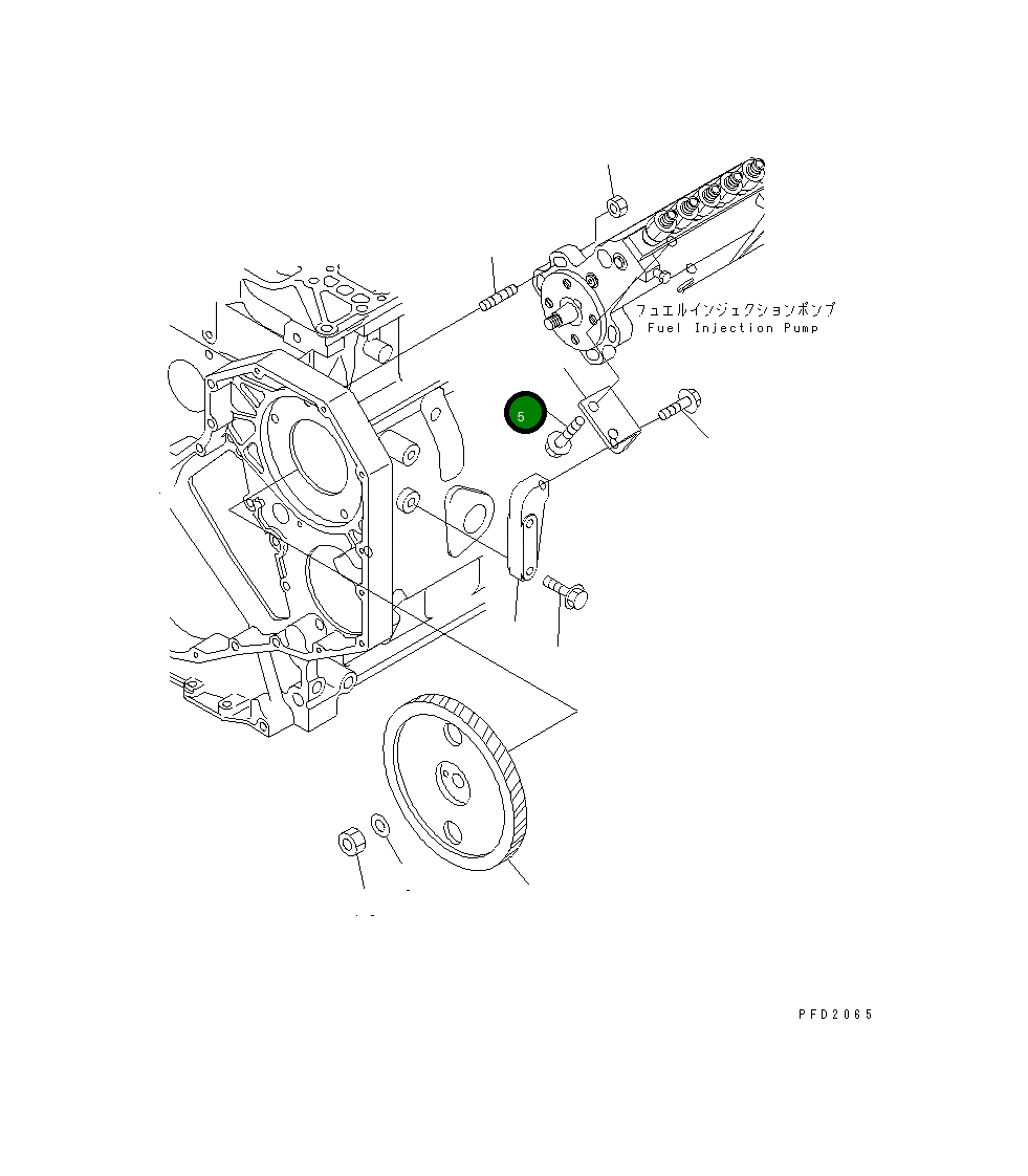 Болт 01435-01014 Komatsu