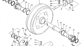 Опора 195-30-13113 Komatsu