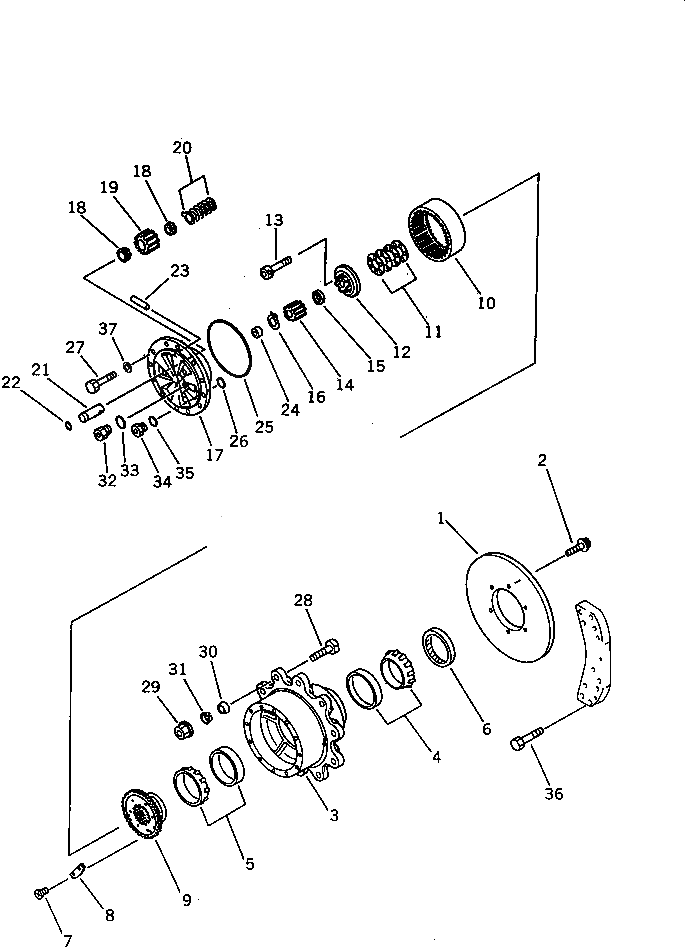 Кольцо 20B-22-32490  Komatsu