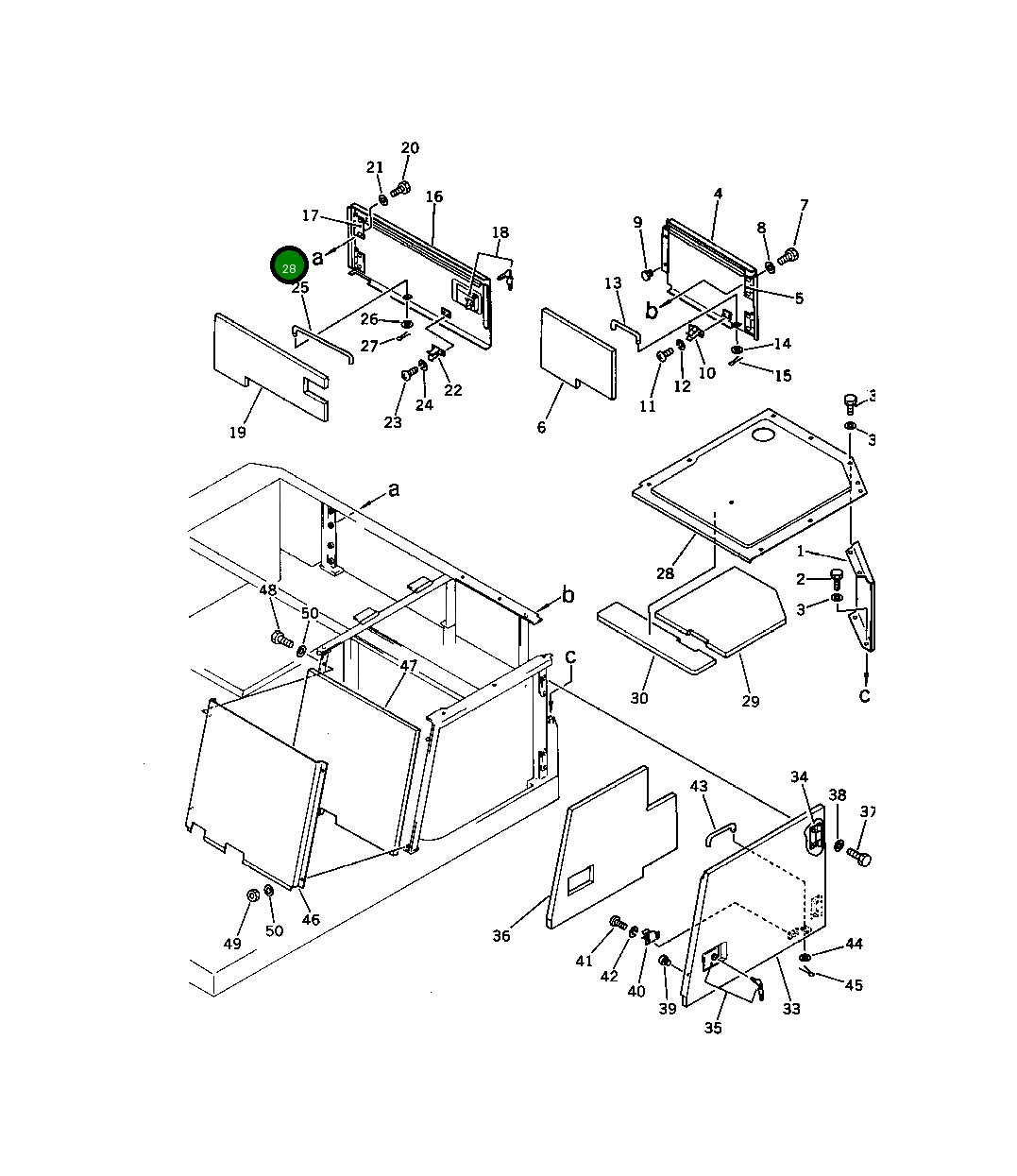 Крышка 201-54-31160 Komatsu
