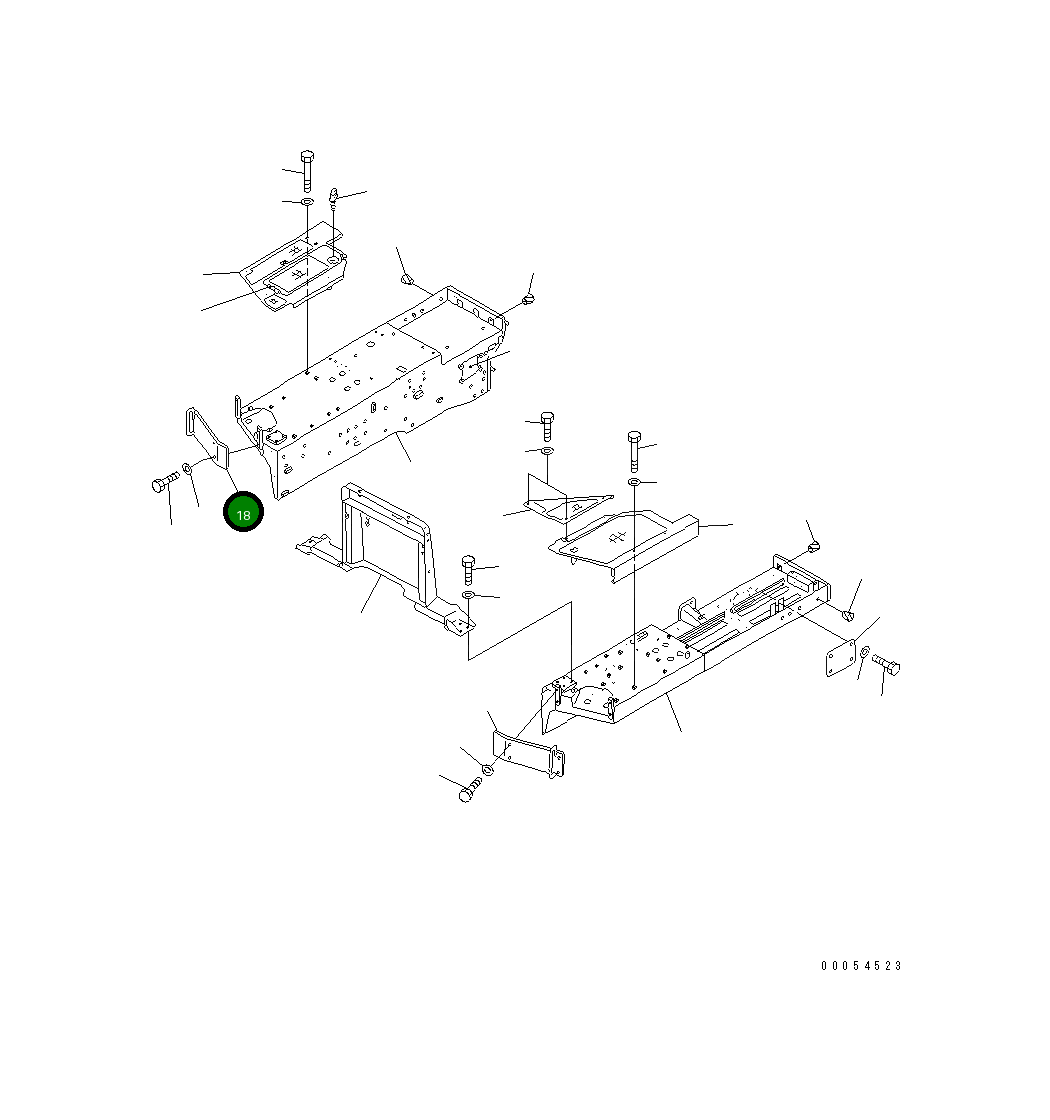 Крышка 154-54-47820 Komatsu
