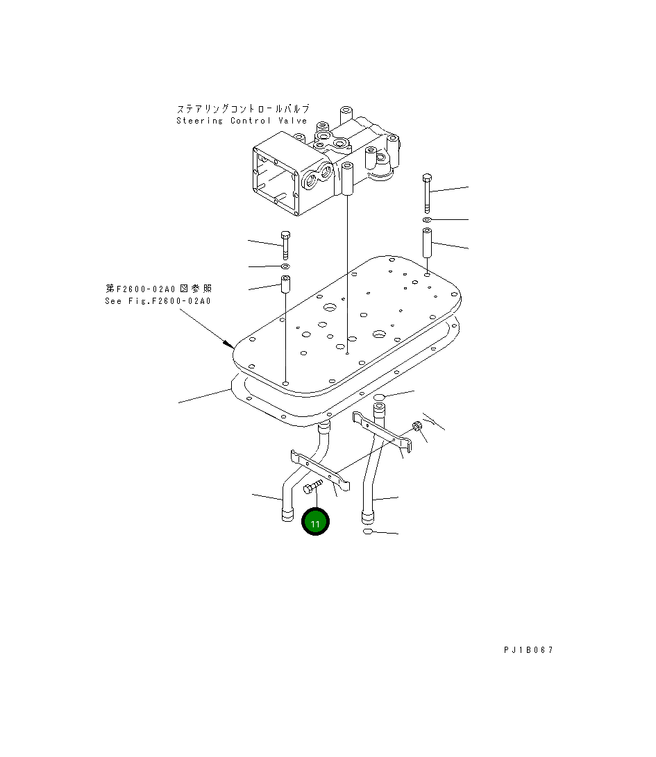 Болт 01012-51025 Komatsu